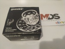 GUZZINI VENICE: 1 TAZZA IN VETRO E PLASTICA CON SCATOLA