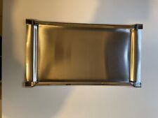 VASSOIO ALESSI ACCIAIO INOX 18/10 Coppola Vintage Moderno Made in Italy 30x52,5