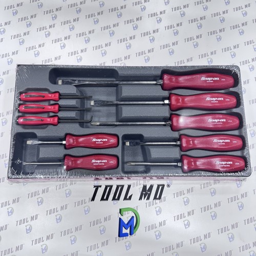 Snap tools new red 10pc - snap-on,