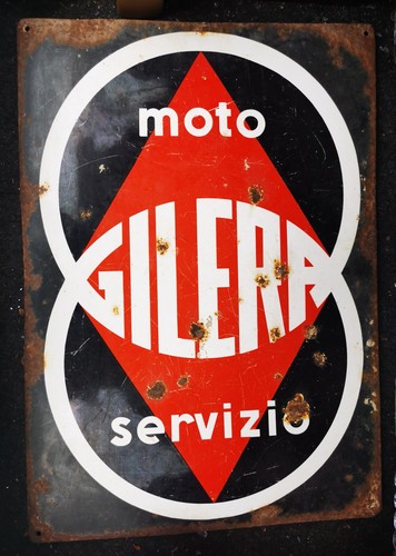 Insegna gilera anni 50 - insegna,