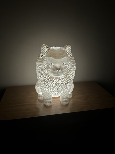 Lampada cucciolo pomerania - di,
