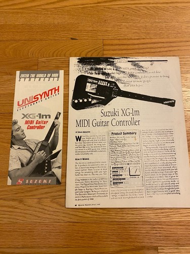 Suzuki midi guitar - xg-1m,