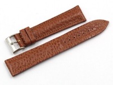 Cinturino Breitling 19mm Pelle Martellata Marrone Chiaro Vintage Originale