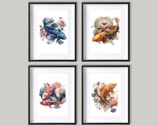 Arte da parete carpa koi