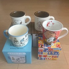 Set 4 tazze da caffè Snoopy