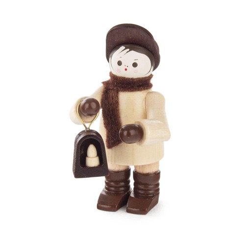 Miniaturfigur mann con lampada - miniaturfigur,