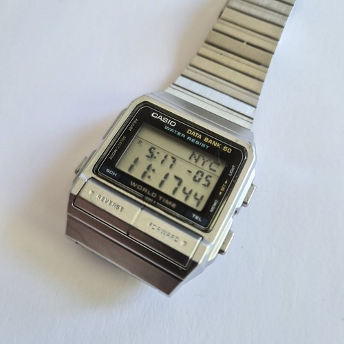 Orologio casio data - bank, 50