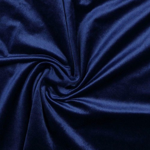 Tessuto velluto blu - in,