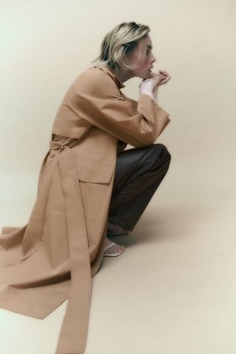 Nwt zara oversized trench with - nwt,