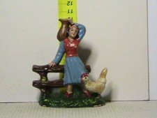Statuina presepe in Bachelite/celluloide  made in italy anni 40/50 serie cm 10  