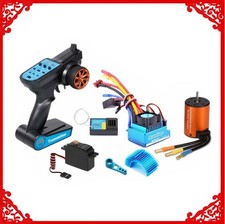Motore brushless ESC con braccio servosterzo per Wltoys 12428 12429 12423 1/12 RC