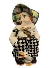 Ceramica statuetta golfista - il,