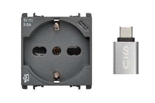 Presa p40 usb urmet nea - p40+usb-c,