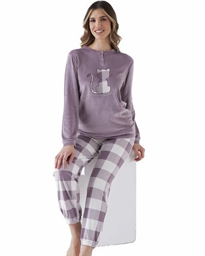 Pigiama donna pile coral - pigiama,