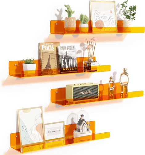4pz scaffali acrilici per - 4pz,