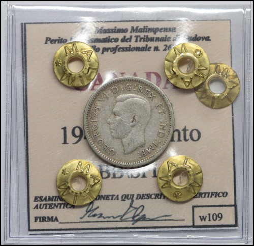 Moneta inglese canada - 10, cents