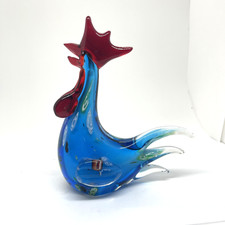 Gallo in vetro artistico 8"
