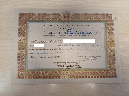 Diploma dopolavoro della - diploma,