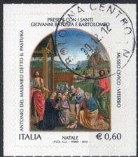 2012 italia repubblica Natale religioso usata