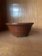 Mini vaso bonsai tondo marrone