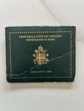 Serie divisionale 8 monete Euro Vaticano 2005