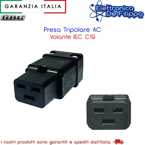 Presa tripolare volante iec - presa, ac