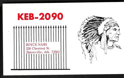 Scheda radio qsl - radio, cb