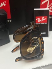 Ray-ban Wayfarer Pieghevole 4105 Brown Taglia 50:22 Vetro Brown Gradient
