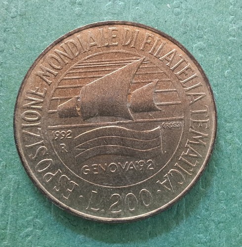 200 lire 1992 esposizione - lire,