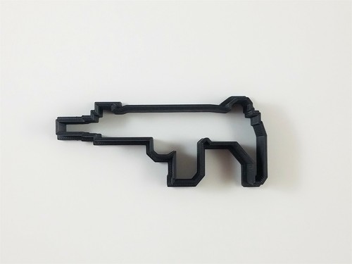 Uzi cookie cutter - uzi, da