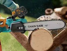 Sega/motosega a Catena serbatoio olio automatico 12 Pollici doppia Batteria 72V