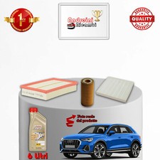 KIT TAGLIANDO 3 FILTRI E OLIO AUDI Q3 F3 45 TFSI 169KW 230CV DAL 2018 ->