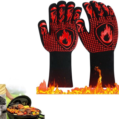 2pz guanti barbecue resistenti - barbecue,