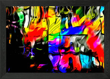 Quadro stampa tela - stampa, su