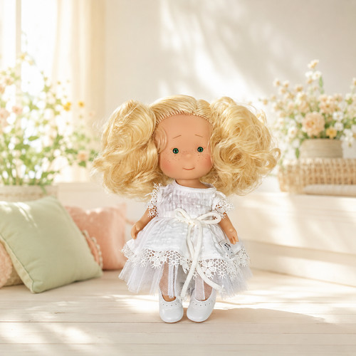 Bambola vestita pippa di - vestita,