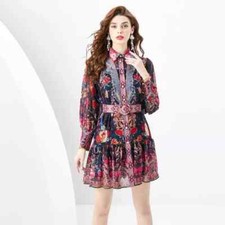 Vestito Abito Donna Corto Raso