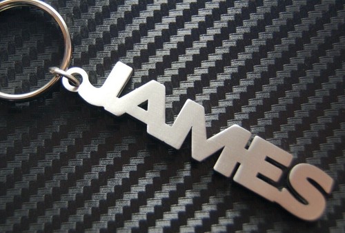 James keyring keychain key - james,