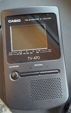 CASIO TV-47O mini televisore a colori portatile a pile con antenna