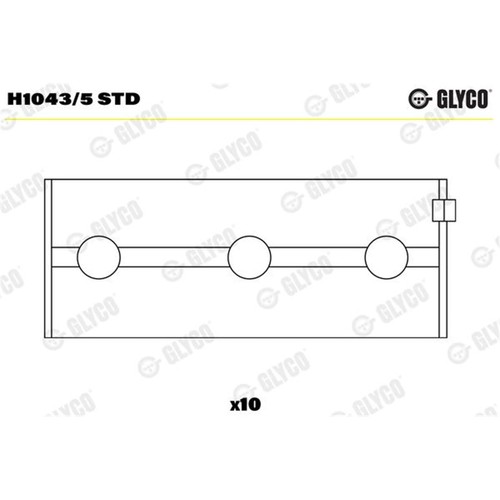 Glyco cuscinetto albero motore - glyco,