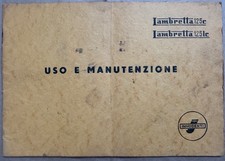 LAMBRETTA 125 C / 125 lc -Libretto Uso e Manutenzione - Innocenti - 1951 -