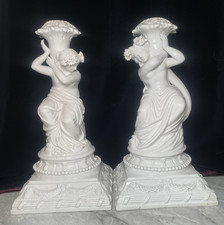 Coppia portacandele figurativi - coppia,