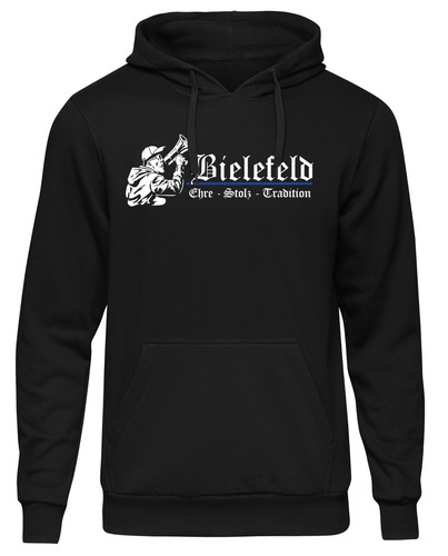 Felpa con cappuccio bielefeld - felpa,