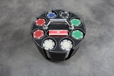 Juego set da Texas Poker 200 fiches pesanti 2 mazzi di carte plastificate