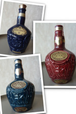 ROYAL SALUTE CHIVAS SCOTCH WHISKY BOTTIGLIE VUOTE CERAMICA