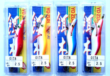  4 x YO ZURI OITA 2.5 SQUID JIG 11 GRAMMI POLIPO TOTANARE TOTANARA EGI
