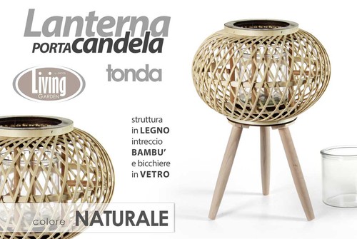Lanterna portacandela piantana - lanterna,