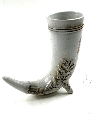Corno bere con stemma - da,