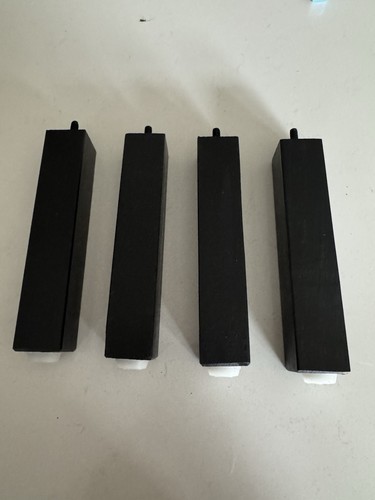 Gambe per mobili quadrate - , nere