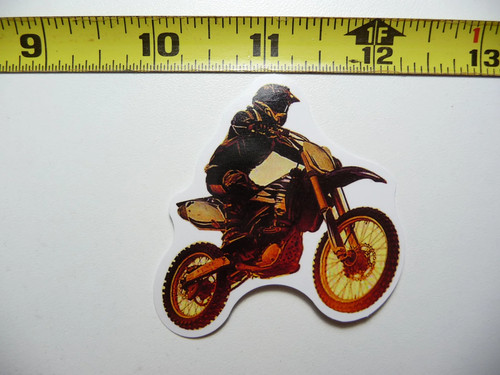 Dirt bike jump small adesivo - bike,