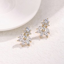  1 paio di orecchini a grappolo orecchini per banchetti orecchini alla moda